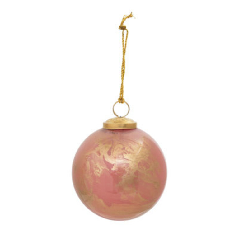 Ball Ornament Size: 4" H x 4" W x 4" D