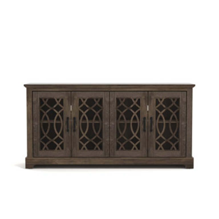 Allivia TV Stand for TVs up to 65" Color: Dark Dusty Oak