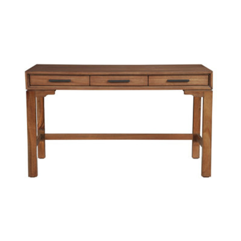 Wrightia Desk Color: Honey Maple, Size: 30.5" H x 52" W x 24" D