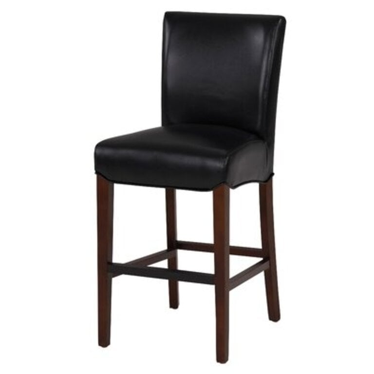 Zyaire Counter & Bar Stool Upholstery: Black, Seat Height: Counter Stool (26" Seat Height)