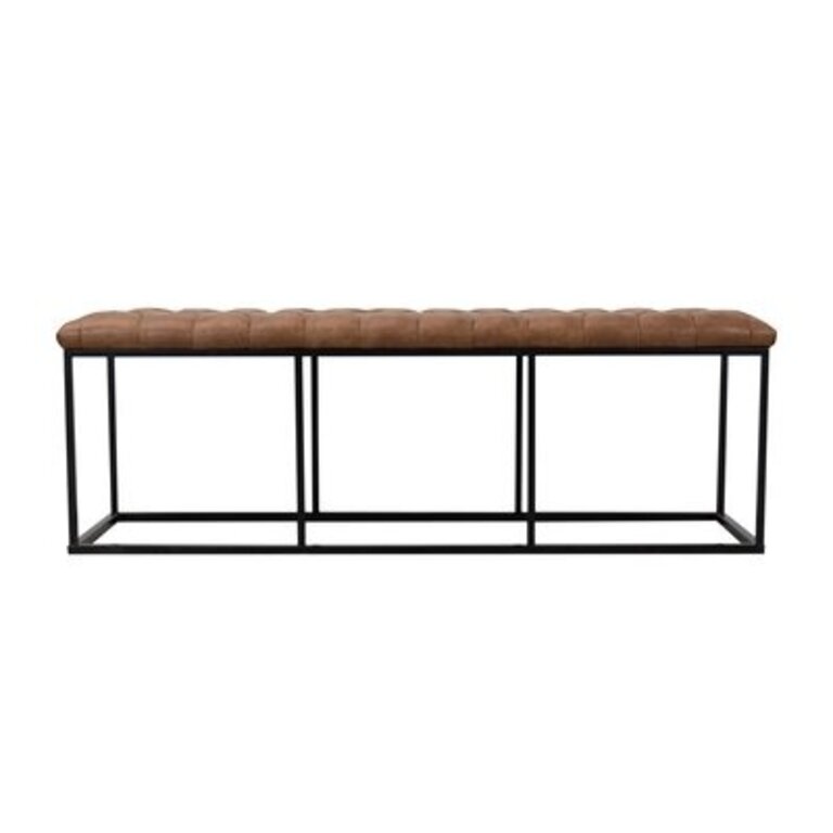 Thrapst Upholstered Bench Color/Pattern: Brown