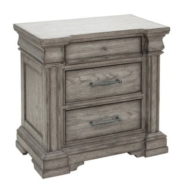 3 Drawer Nightstand with USB