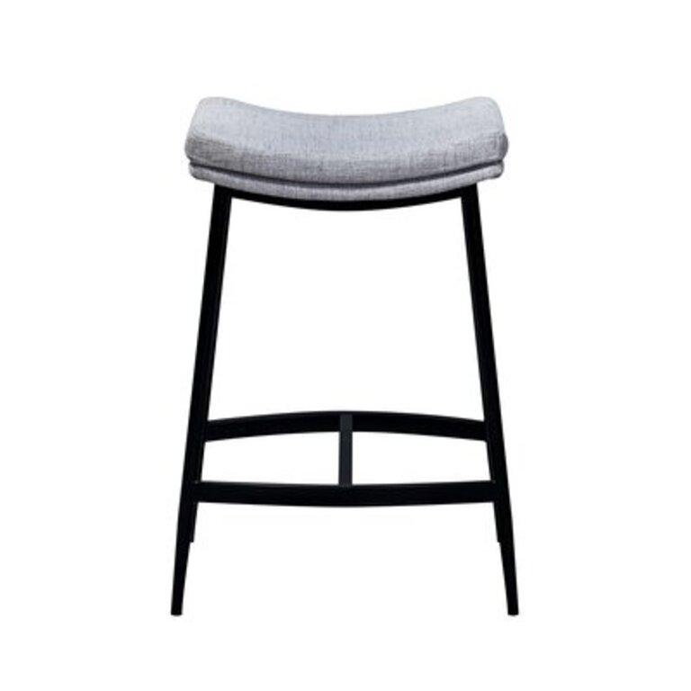 Keisha-Marie Counter Stool Upholstery: Gray