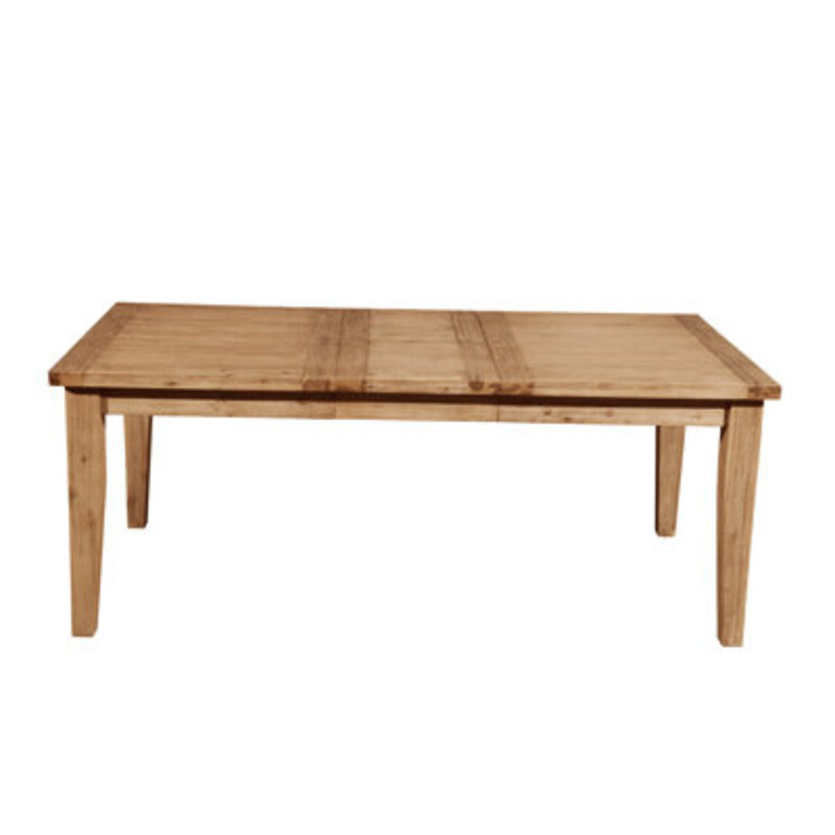 Hozie Aspen Extension Dining Table with Butterfly Leaf, Antique Natural