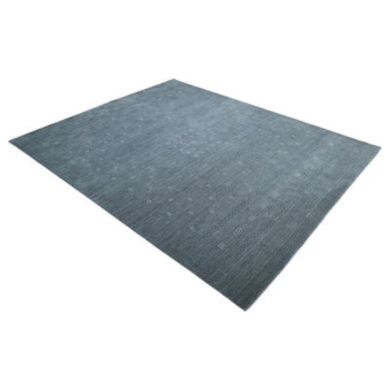 Budapest Hand-Knotted Wool Slate Rug Rug Size: Rectangle 9' x 12'