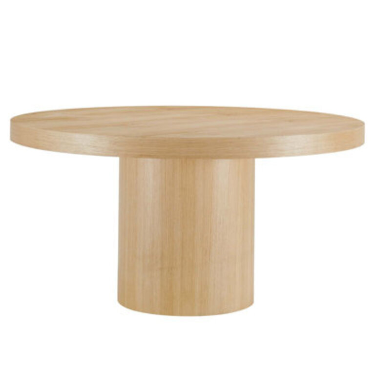 Modway Gratify 60" Round Dining Table Color: Oak