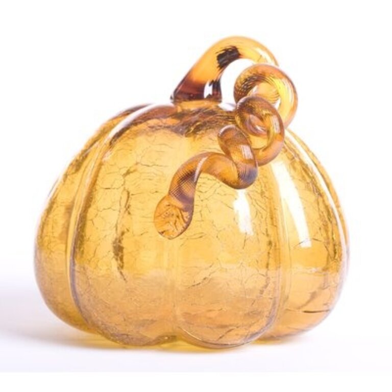 Leorah Amber Crackle Pumpkin