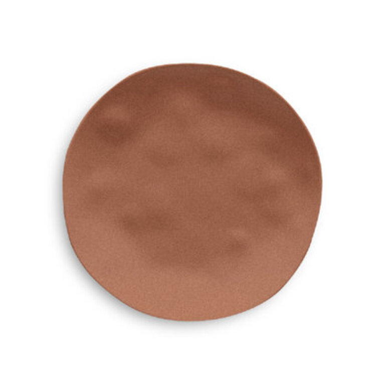 Laya Melamine Salad Plate Color: Brown