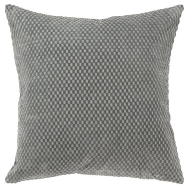 Zoya 100% Cotton Lumbar Rectangular Pillow Cover & Insert Color: Gray