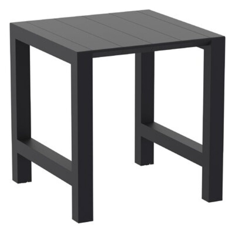 Farrah Extendable Plastic Bar Table Color: Black