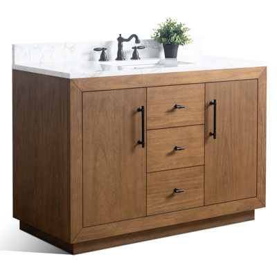 48'' Bathroom Vanity Top Finish: Arabescato White - Wayfair Outlet ...
