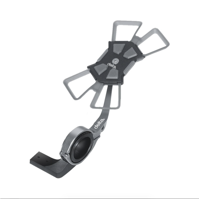 HBAR MOUNT DELTA SMART PHONE HOLDER X-MOUNT PRO BK w/WAHOO/GARMIN MOUNT