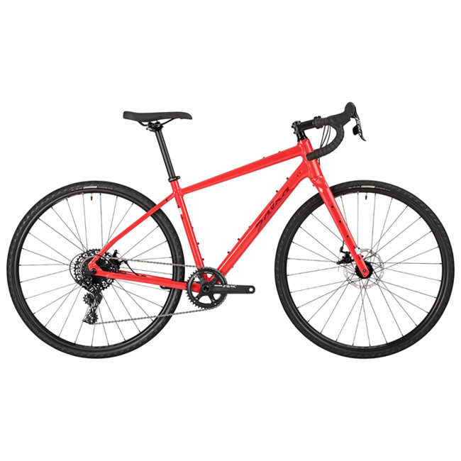 Salsa Journeyer Apex 1 700 Bike - 700c Aluminum Red Orange 55cm