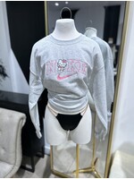 LEXISSBOUTIQUE Hello Kitty Embroidered N!KE Crewneck