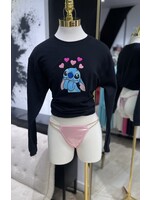 LEXISSBOUTIQUE Stitch Embroidered Crewneck