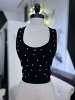 LEXISSBOUTIQUE rhinestone tank top
