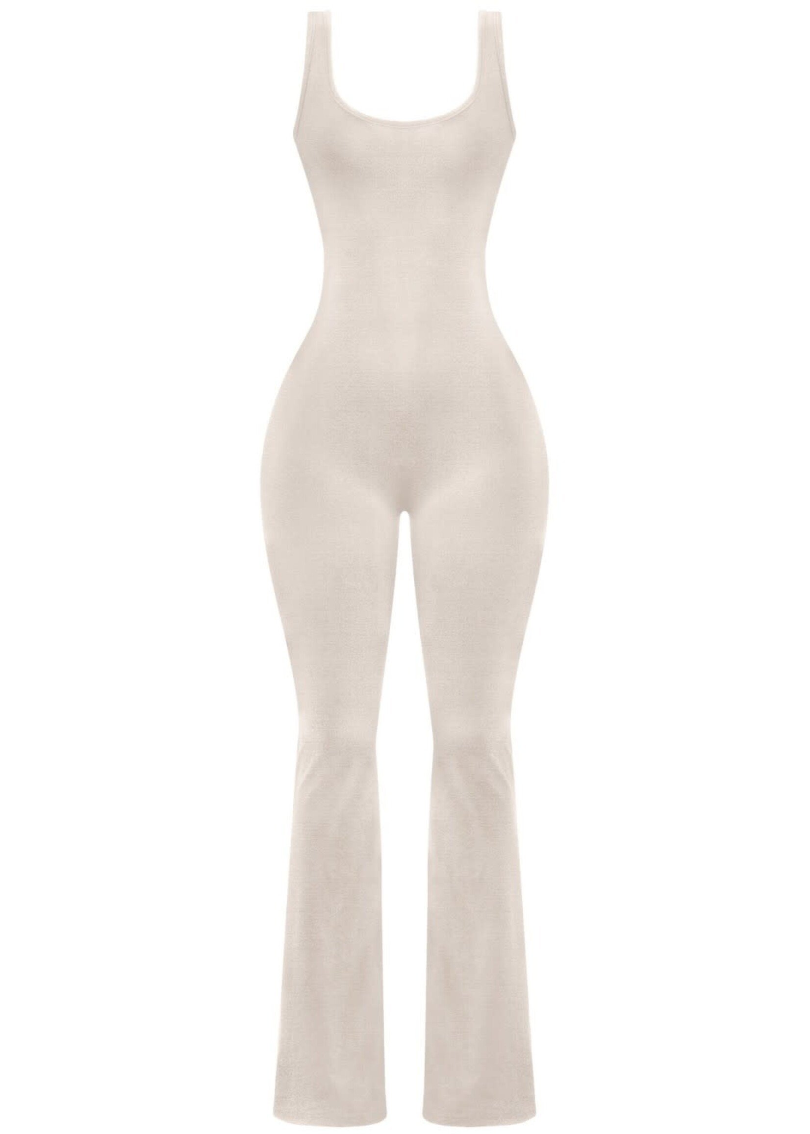 LEXISSBOUTIQUE sleveless open back full length jumpsuit