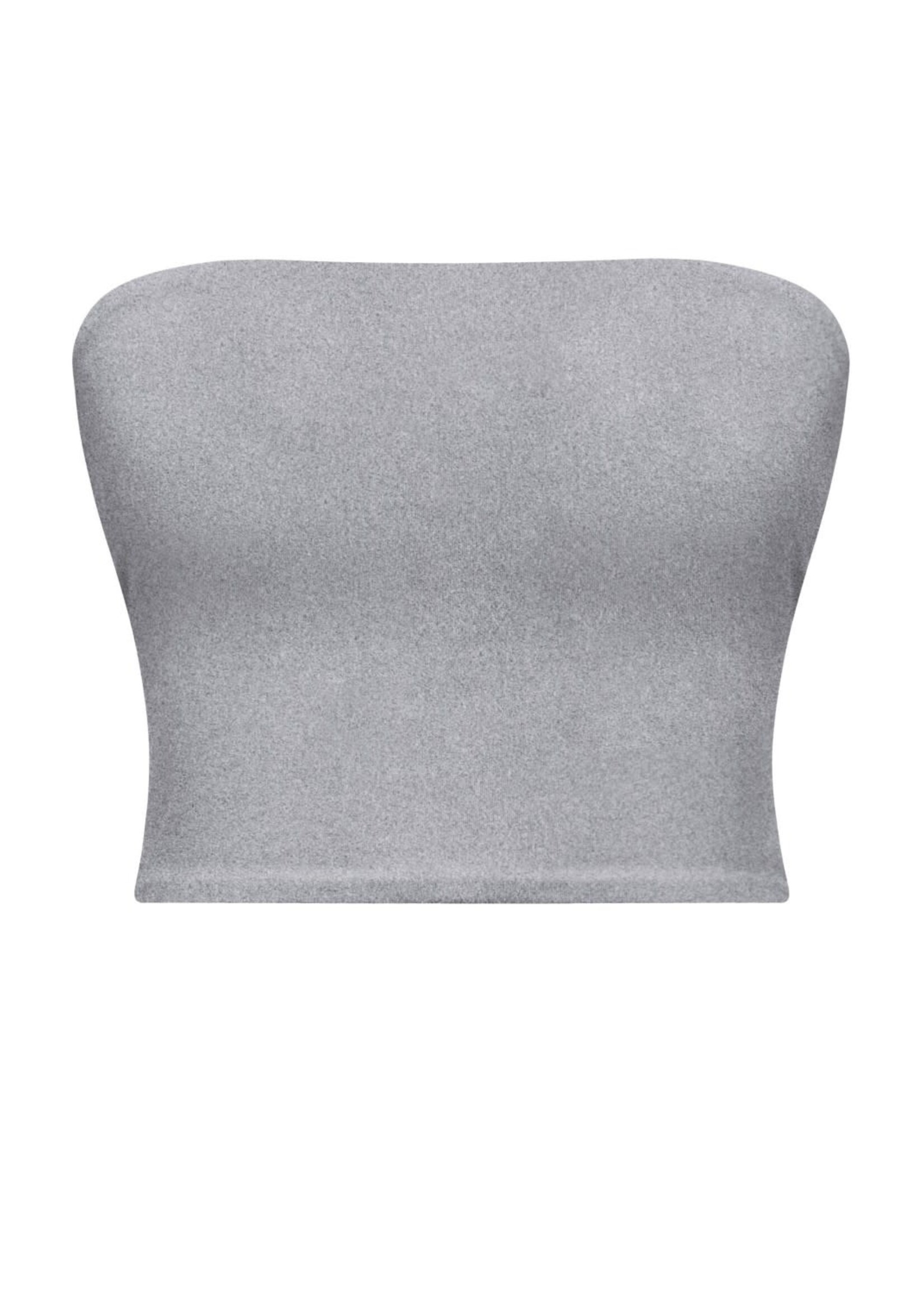 LEXISSBOUTIQUE Strapless tube basic crop top