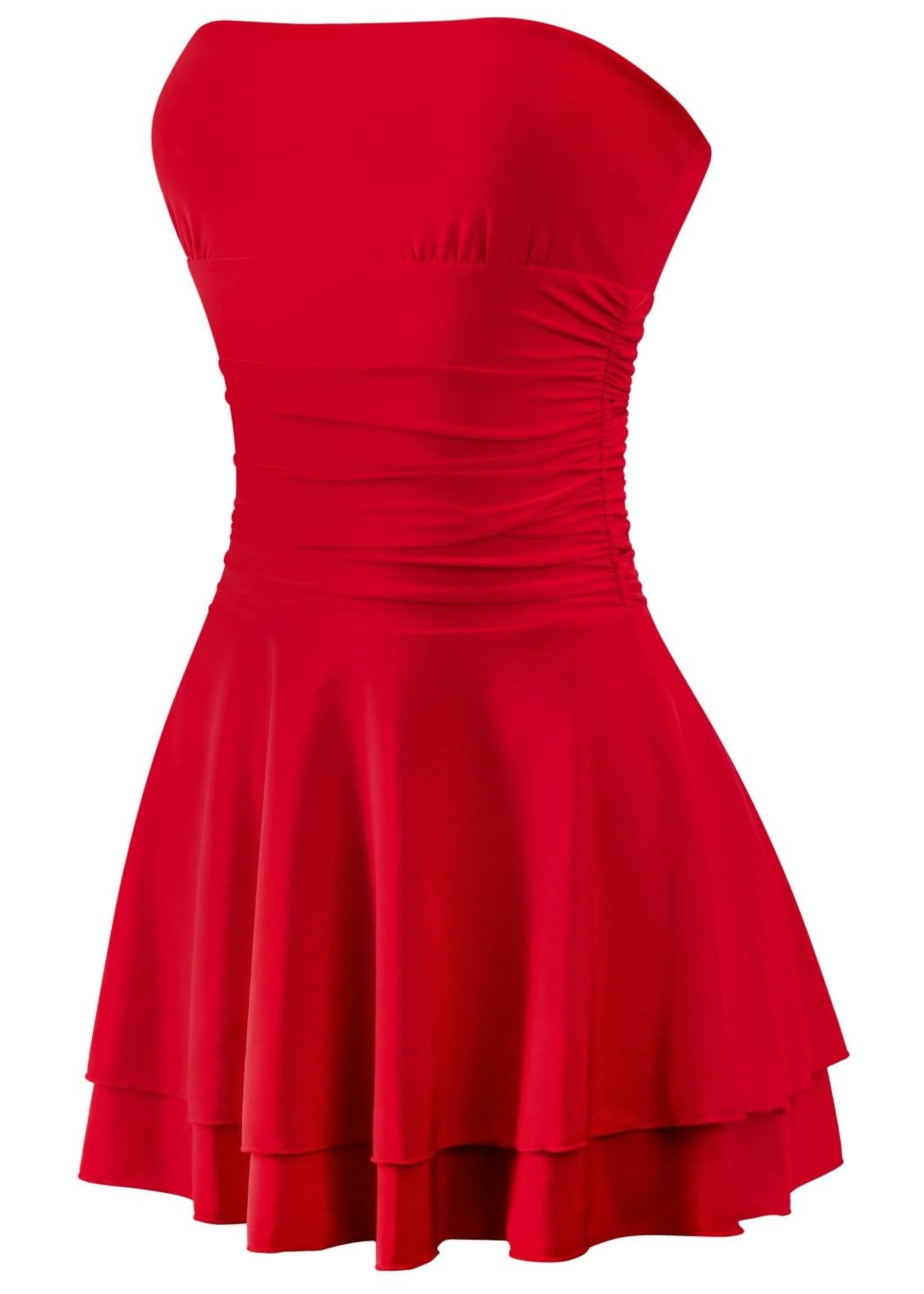 LEXISSBOUTIQUE Emilia Ruffled Mini Dress