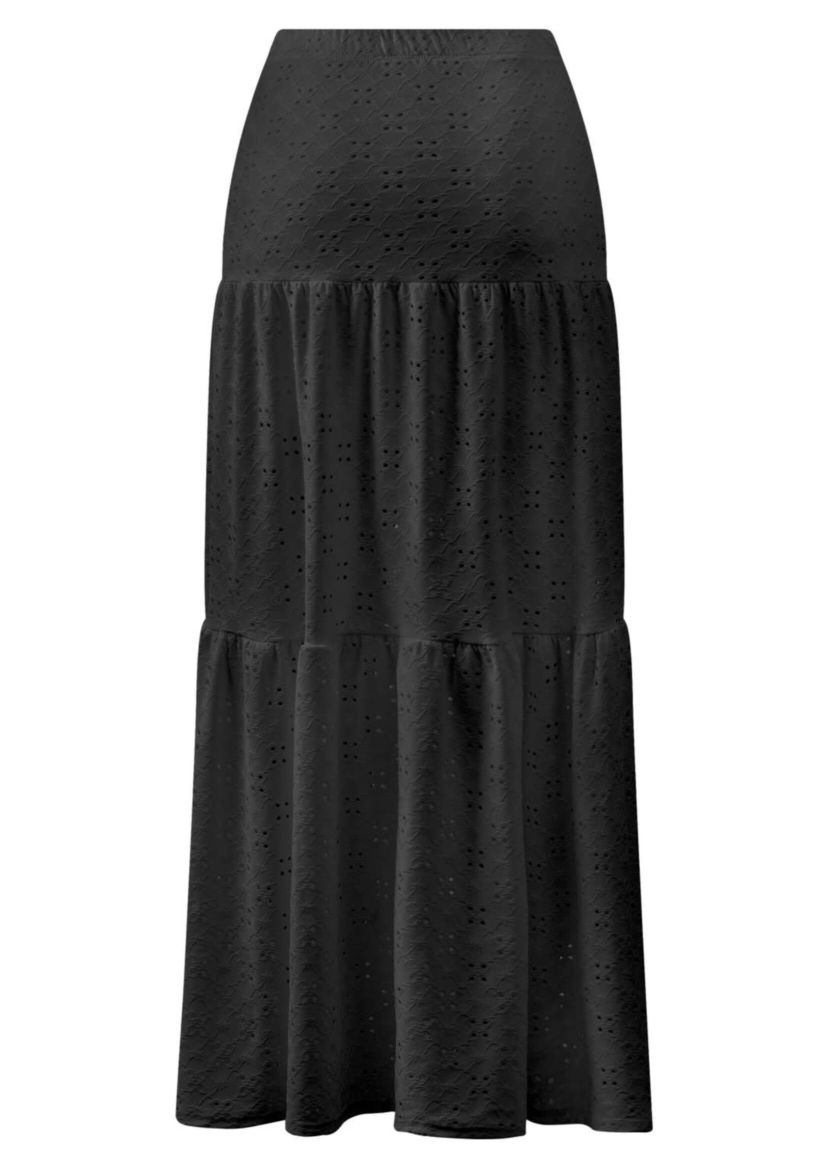 LEXISSBOUTIQUE cami tie strap top & tiered ruffled maxi skirt set