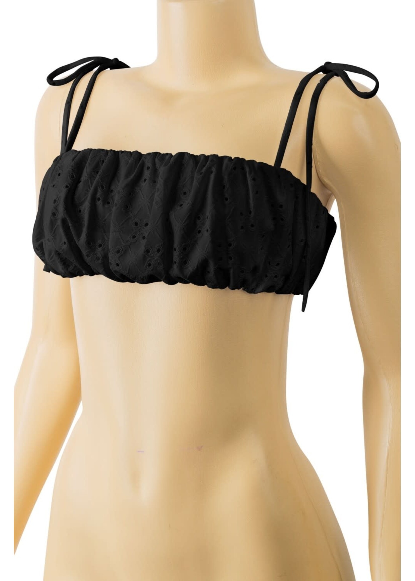LEXISSBOUTIQUE cami tie strap top & tiered ruffled maxi skirt set