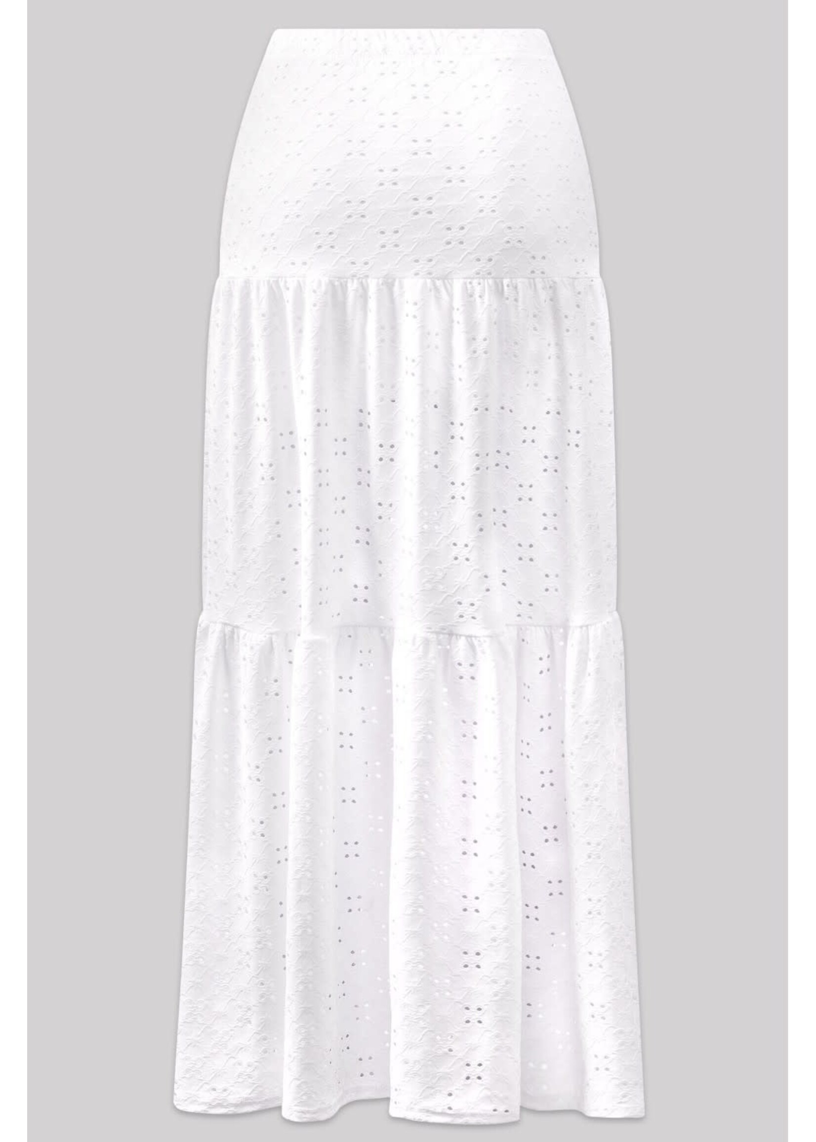 LEXISSBOUTIQUE cami tie strap top & tiered ruffled maxi skirt set