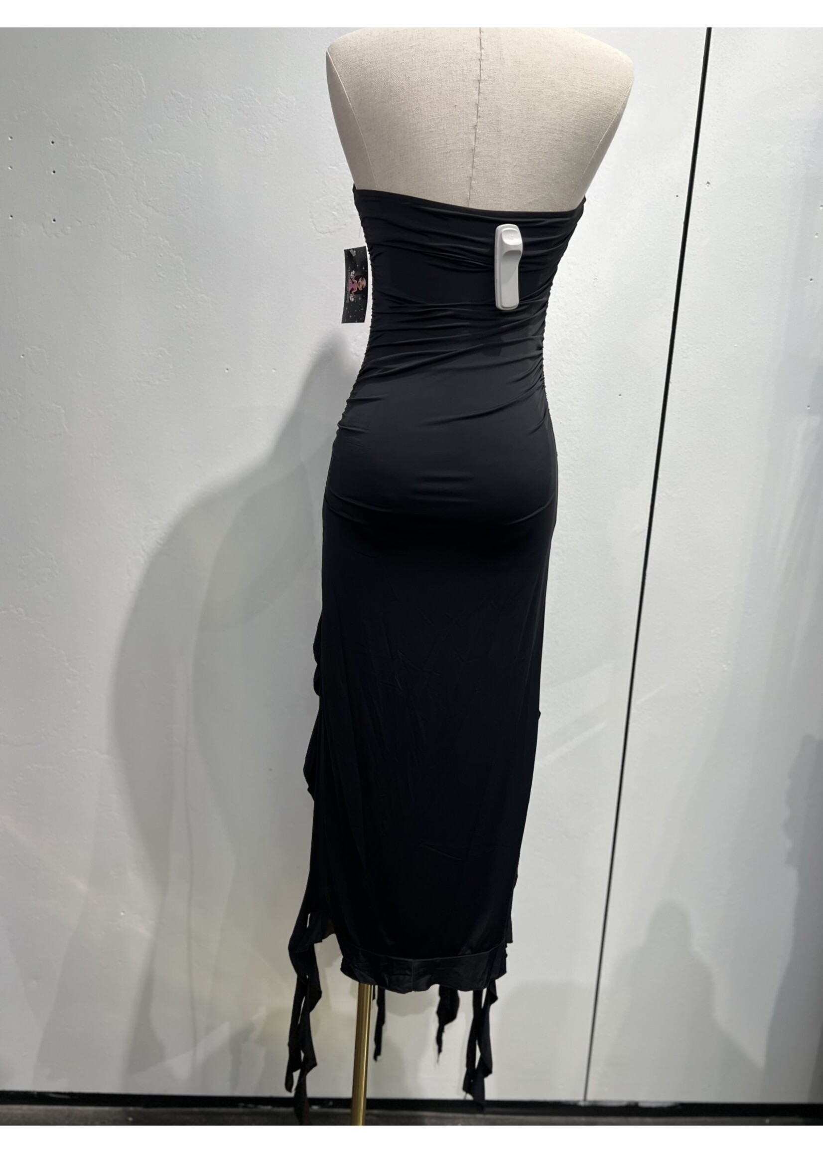 LEXISSBOUTIQUE Opal Ruffled Asymmetrical dress