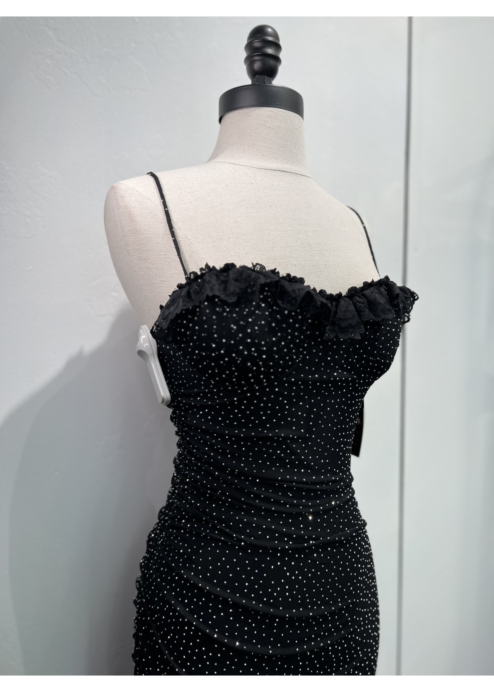 LEXISSBOUTIQUE Opal Ruffled Asymmetrical dress