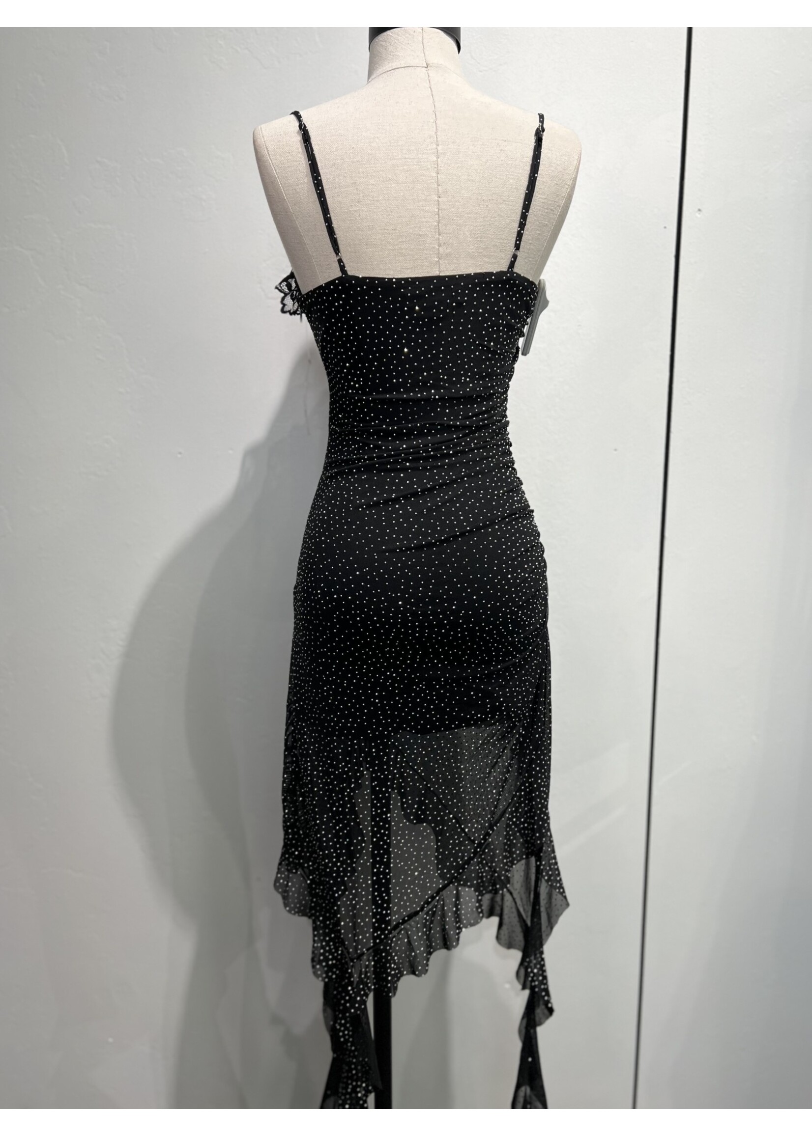 LEXISSBOUTIQUE Opal Ruffled Asymmetrical dress