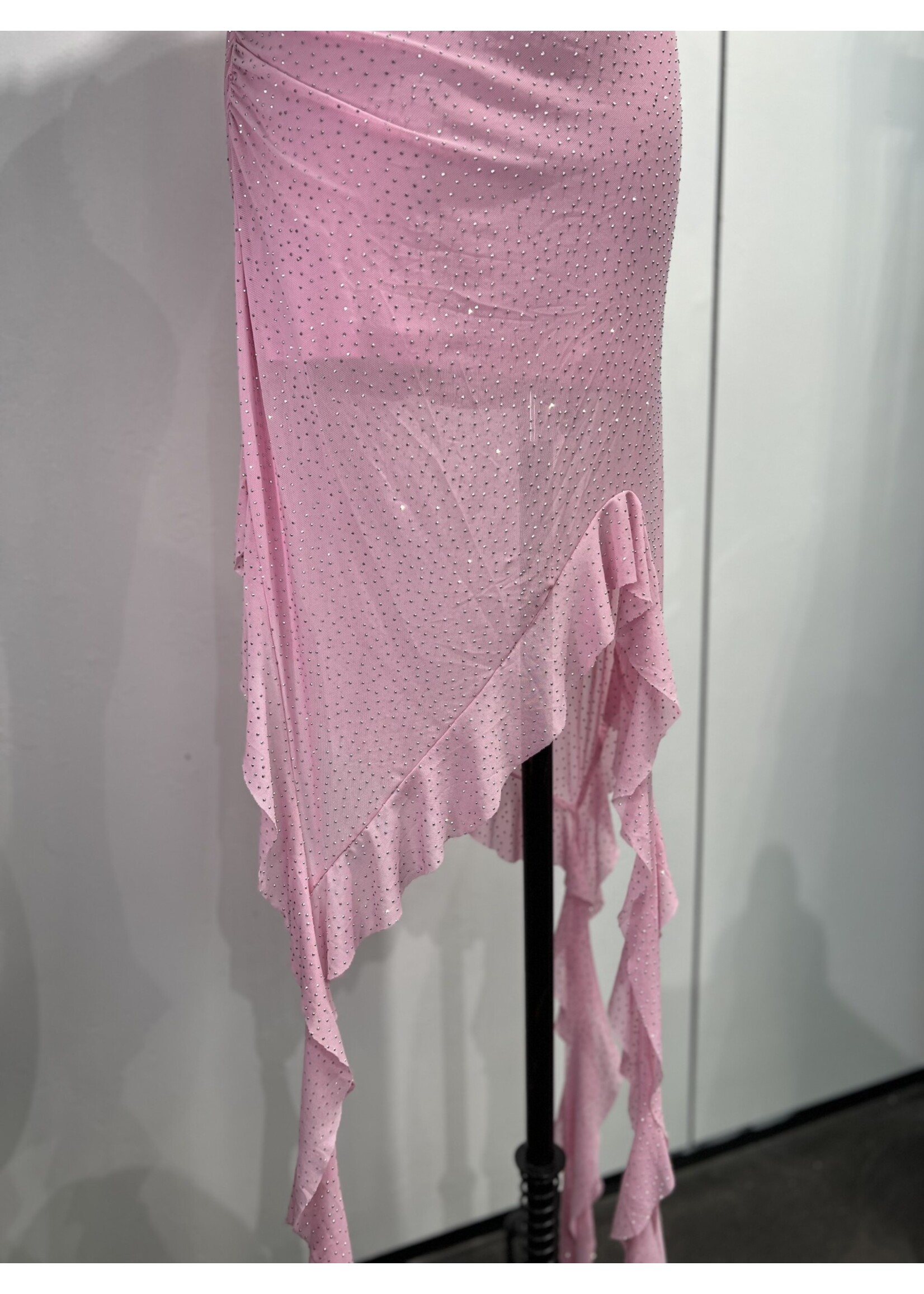 LEXISSBOUTIQUE Opal Ruffled Asymmetrical dress