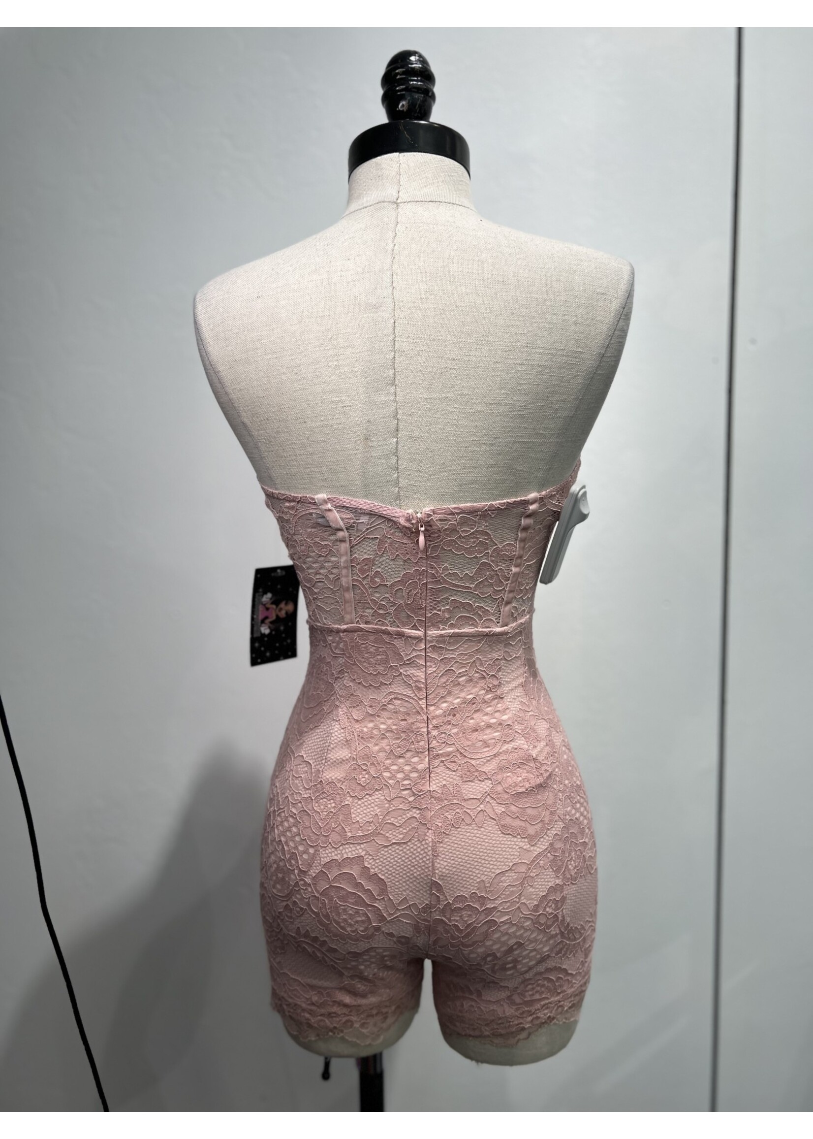 LEXISSBOUTIQUE Michelle Lace Corset Romper