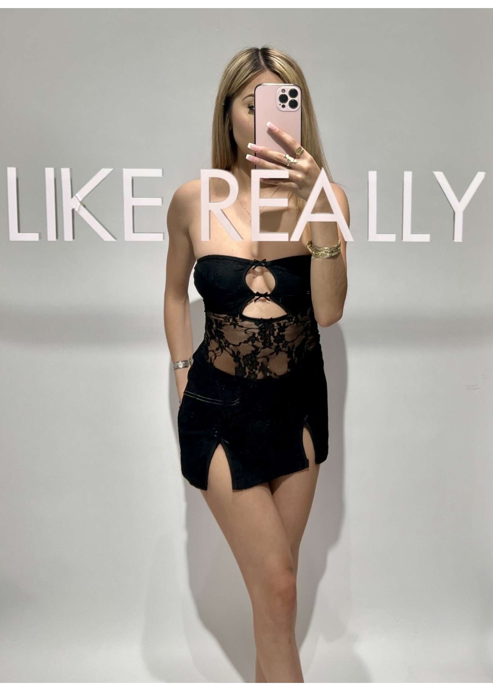 LEXISSBOUTIQUE Kat Mini Dress