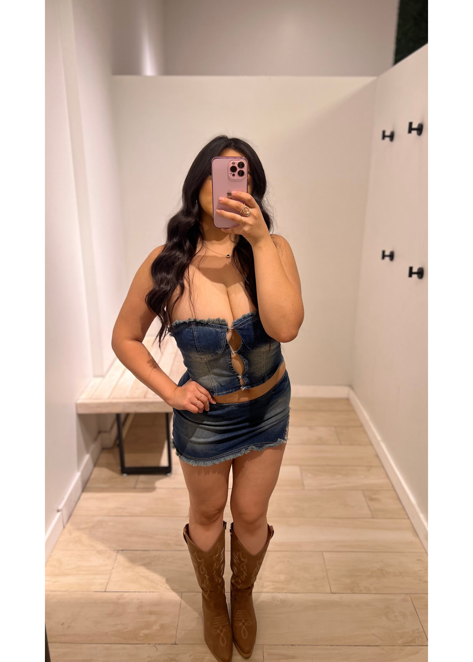 LEXISSBOUTIQUE Princess Denim Set