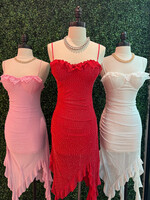 LEXISSBOUTIQUE Ronata Ruffle Mini Dress