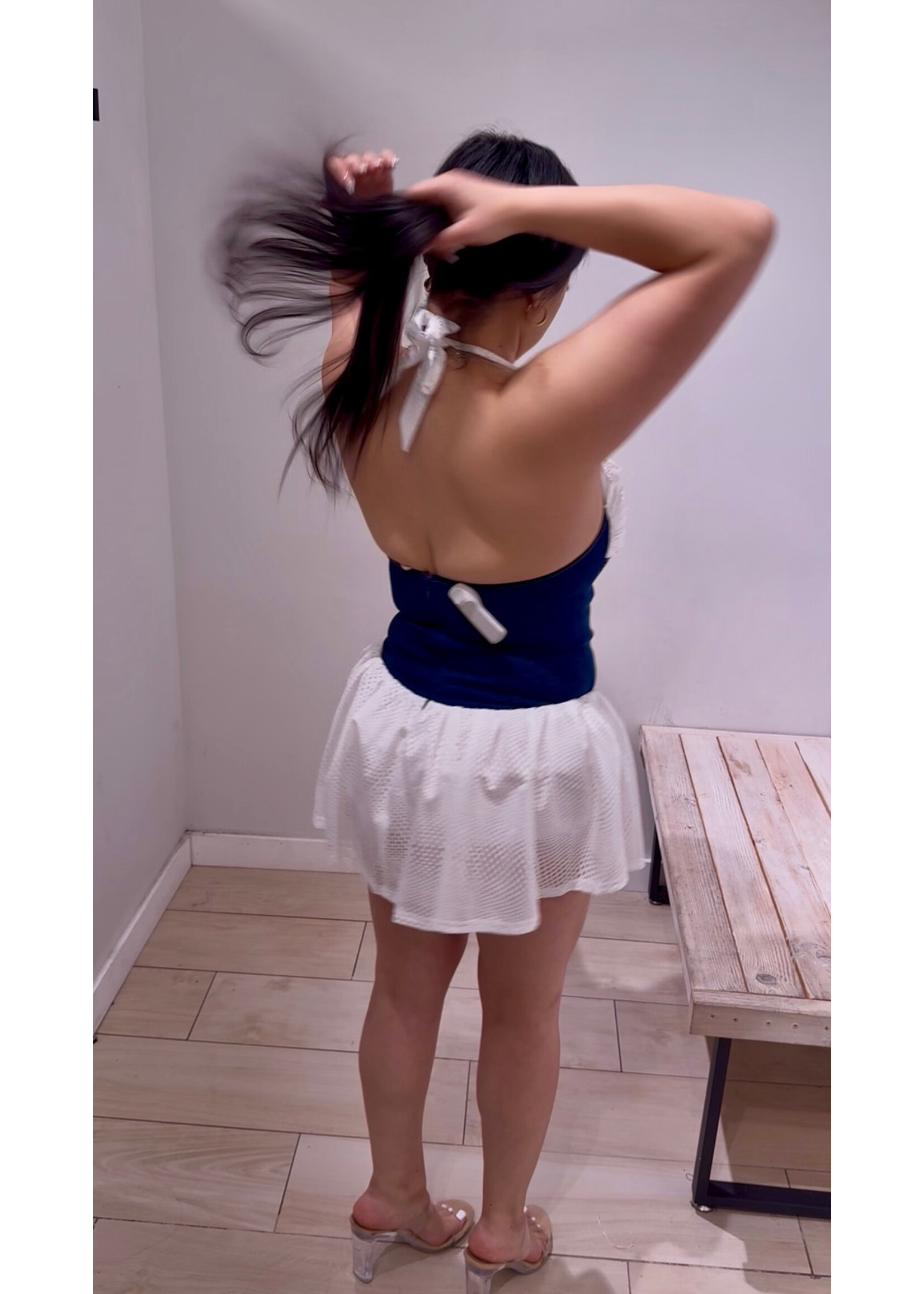 LEXISSBOUTIQUE Icelynn Denim Mini Dress