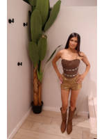 LEXISSBOUTIQUE Rodeo Belt Top