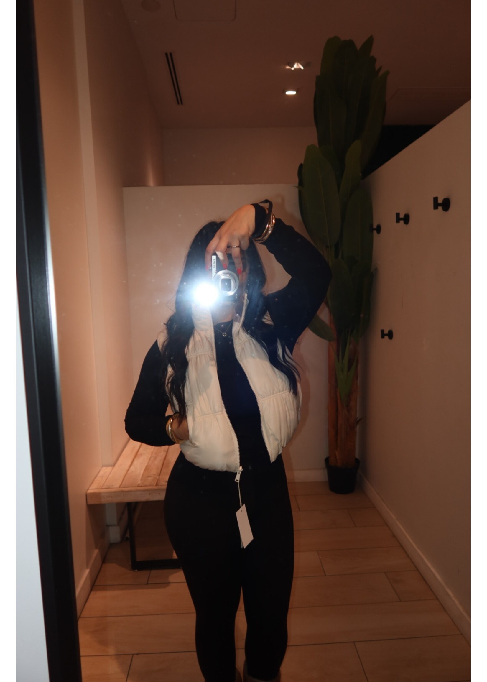 LEXISSBOUTIQUE Full Zip Reversable Puffer Vest