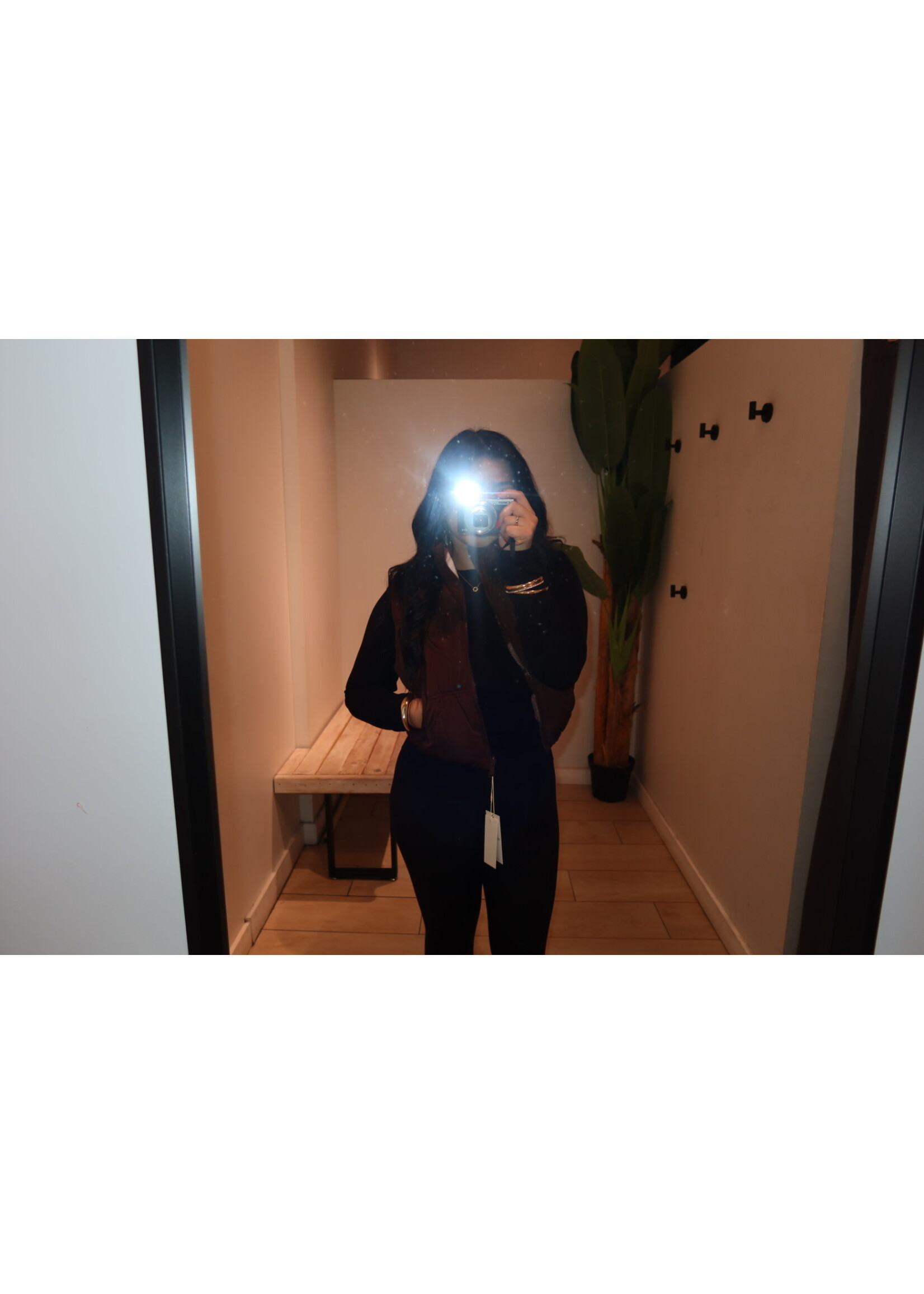 LEXISSBOUTIQUE Full Zip Reversable Puffer Vest