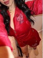 LEXISSBOUTIQUE Kitty Velour Short Set