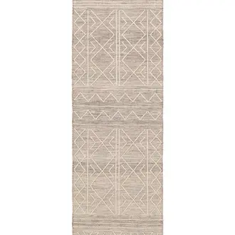 Alexandra Geometric Handwoven Beige Area Rug Rug Size: Rectangle 5' x 7'6"