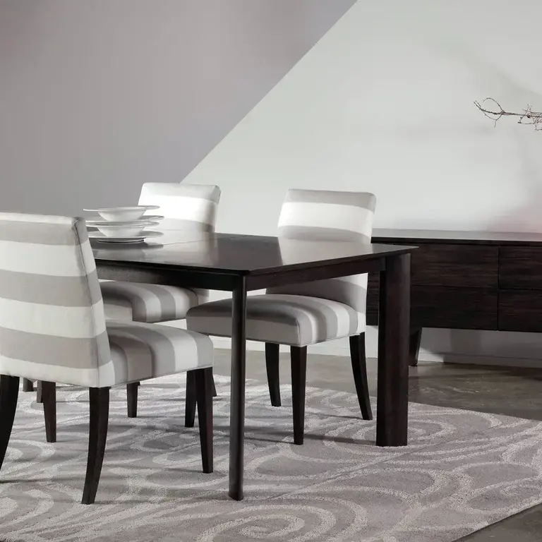 Sadeka Dining Table Color: Chocolate, Size: 29" H x 42" W x 80" D