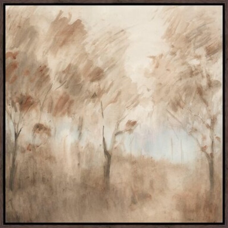 Fall Path IV by Ryan Brown - Floater Frame Painting on Canvas