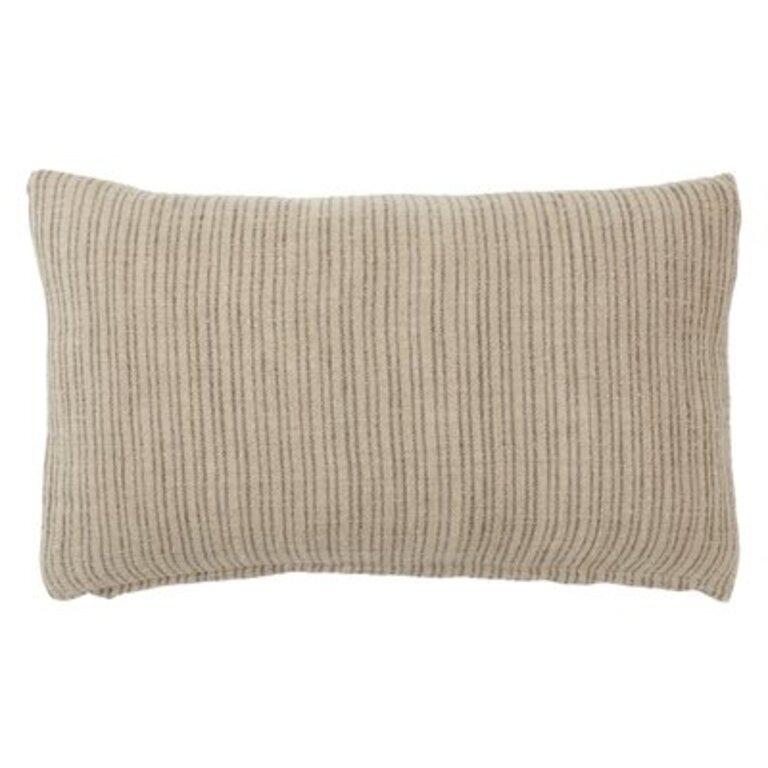 Grey Cotton Pillow Cover With Poly Insert Grey Cotton Pillow Cover With Poly Insert