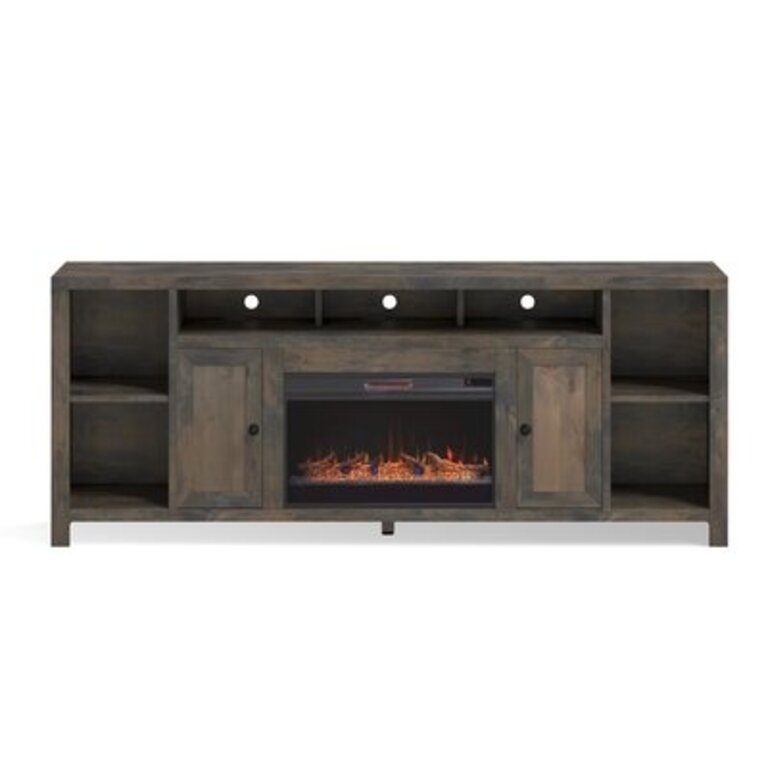 Gianessa 84 inch Electric Fireplace TV Stand for TVs up to 88 inches
