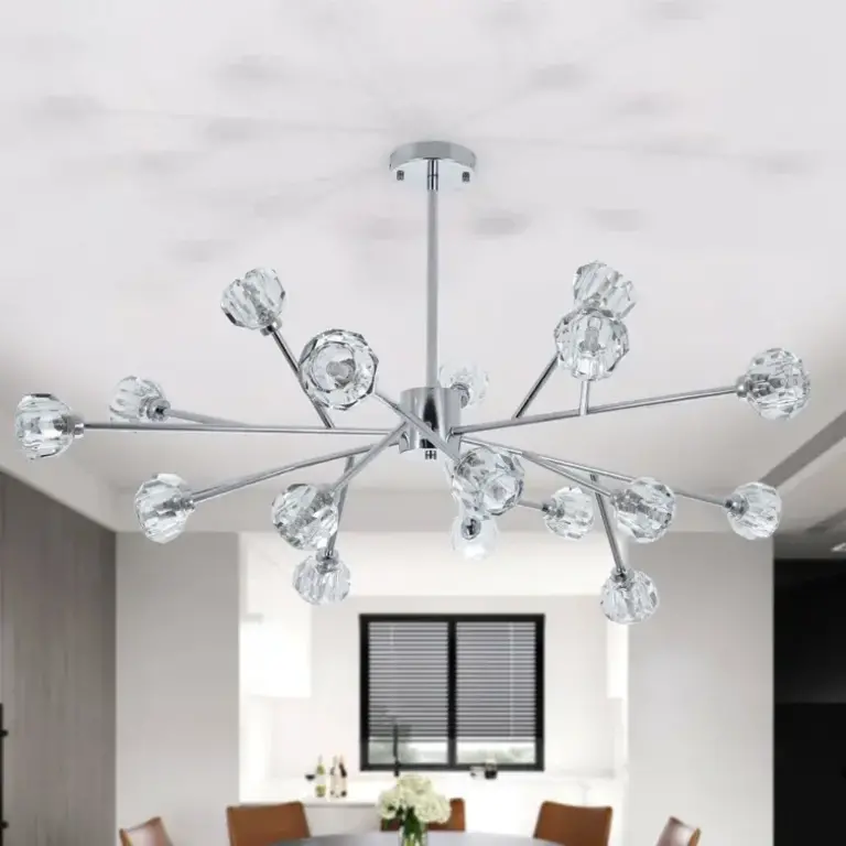 Erice 18 - Light Unique Globe LED Chandelier Finish: Silver