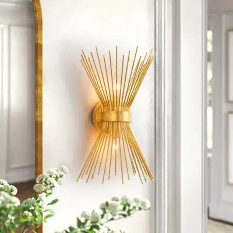 Cobie 2 - Light Dimmable Gold Wallchiere / Finish: Brass Finish: Gold Leaf
