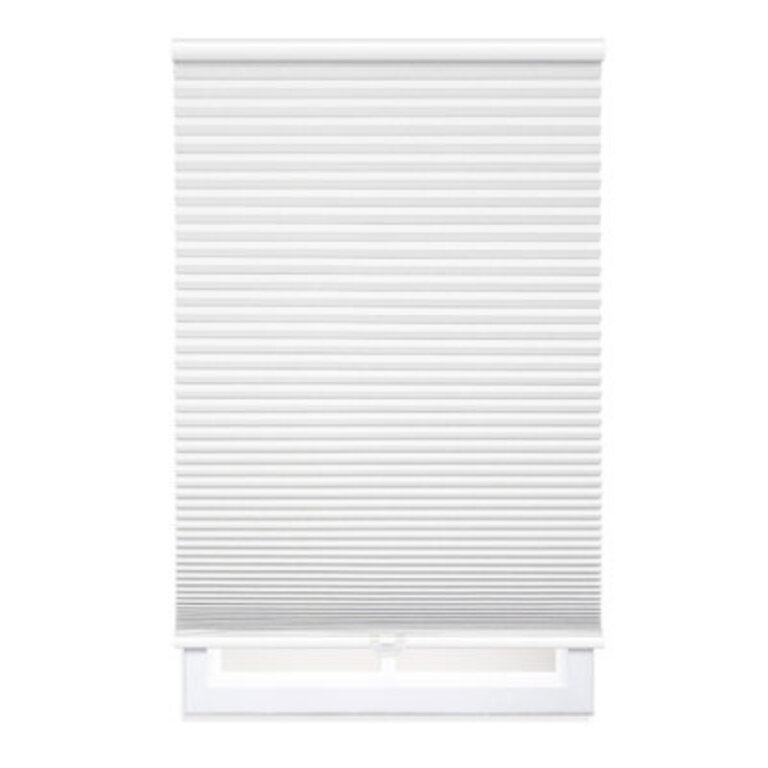 Cordless Blackout Cellular Shade Blind Size: 27.5"W x 48"L, Color: White
