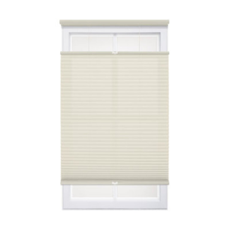 Cordless Top Down Bottom Up Semi-Sheer Cellular Shade Finish: Alabaster, Blind Size: 28.5"W x 72"L