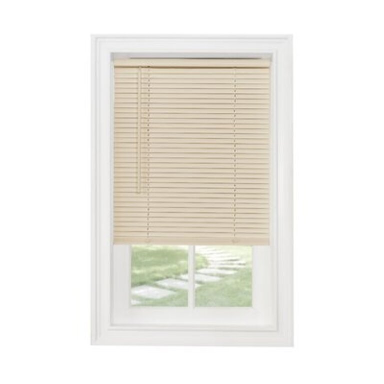 GII Morningstar Cordless Semi-Sheer Venetian Blind Blind Size: 45''W x 25''L, Finish: Alabaster