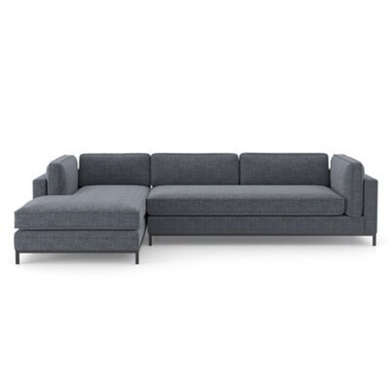 Grammercy 120" Wide Left Hand Facing Sofa & Chaise